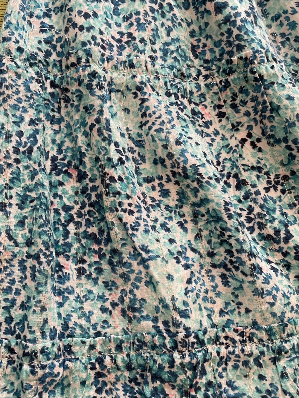 Loft floral ruffle mini skirt - Picture 5 of 7